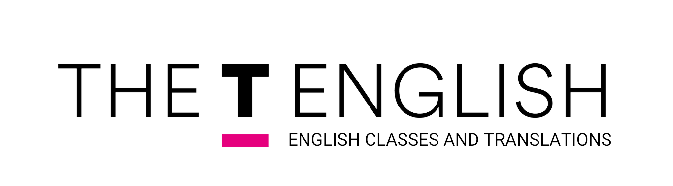 the t english logo english